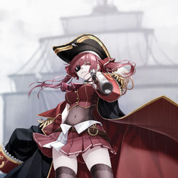This is a pixiv picture whose title is 船長.