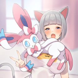 This is a pixiv picture whose title is 乗る♡.