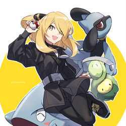 This is a pixiv picture whose title is シロナちゃん.