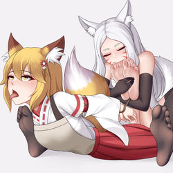 This is a pixiv picture whose title is 委託絵.