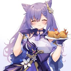 This is a pixiv picture whose title is 刻晴.