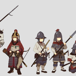 This is a pixiv picture whose title is 元  1350 AD.