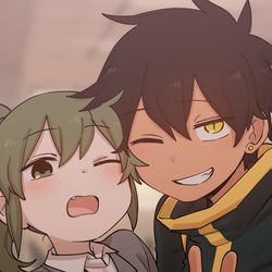 This is a pixiv picture whose title is 親友.