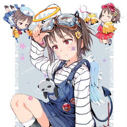 This is a pixiv picture whose title is 残虐さん とミニ残虐さんズ.