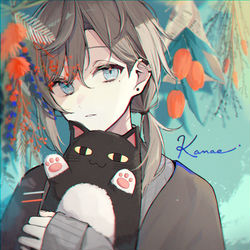 This is a pixiv picture whose title is ◽︎+.
