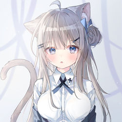 This is a pixiv picture whose title is にゃ？.