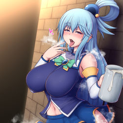 This is a pixiv picture whose title is アクア様.