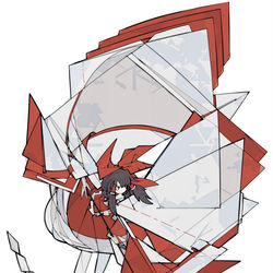This is a pixiv picture whose title is 霊夢さん。.