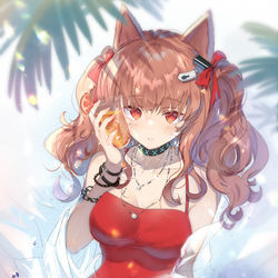 This is a pixiv picture whose title is summer waifu.
