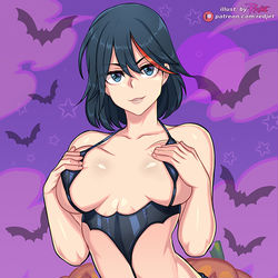 This is a pixiv picture whose title is 纏 流子 Halloween.
