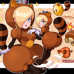 This is a pixiv picture whose title is Tanooki Rosetta.