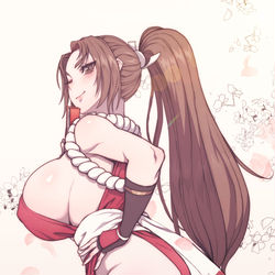 This is a pixiv picture whose title is 시라누이 마이.