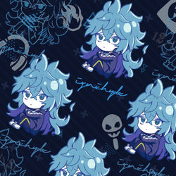 This is a pixiv picture whose title is 【ツイステ】イデアくんデザインまとめ.