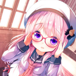 This is a pixiv picture whose title is 私、家ではメガネなの！.