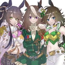 This is a pixiv picture whose title is クラシック三冠.