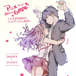 This is a pixiv picture whose title is 6周年.
