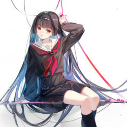 This is a pixiv picture whose title is 愛.