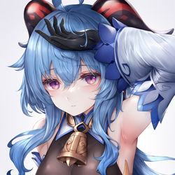 This is a pixiv picture whose title is 甘雨ちゃん.