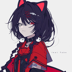 This is a pixiv picture whose title is 戌亥とこ キュートなカノジョ.