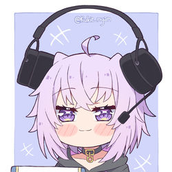 This is a pixiv picture whose title is Headset.