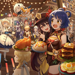 This is a pixiv picture whose title is 今日はみんなでお祝いだっ！.