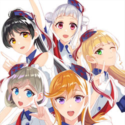 This is a pixiv picture whose title is Liella!.