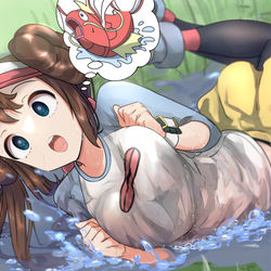 This is a pixiv picture whose title is ポケモンがえり.