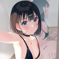 This is a pixiv picture whose title is 「今年は着る機会無かったから…写真だけ」.