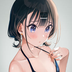 This is a pixiv picture whose title is （そんなに小さいかな…）.