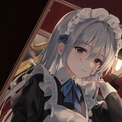 This is a pixiv picture whose title is 隠れても無駄です。.