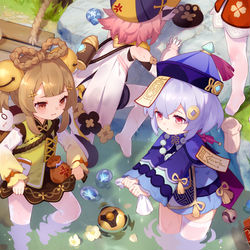 This is a pixiv picture whose title is 不運なできごと.