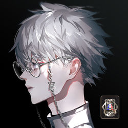 This is a pixiv picture whose title is 無音.