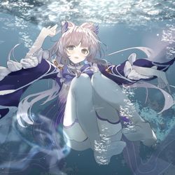 This is a pixiv picture whose title is 珊瑚宫心海.