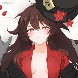 This is a pixiv picture whose title is 原神-胡桃.