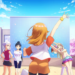 This is a pixiv picture whose title is Song for All.
