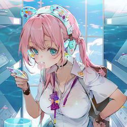 This is a pixiv picture whose title is 虹の音 02.
