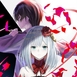 This is a pixiv picture whose title is 運命.