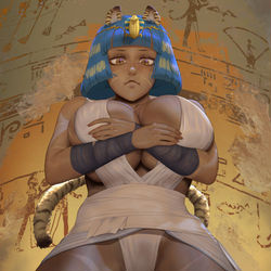 This is a pixiv picture whose title is ナイル・タイガ - Ankha Taiga.