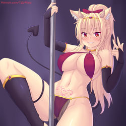This is a pixiv picture whose title is Pole Dancer Tiffy!!~~.