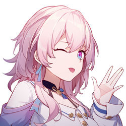 This is a pixiv picture whose title is March 7th.