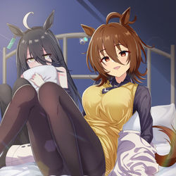 This is a pixiv picture whose title is ベッドタイム.