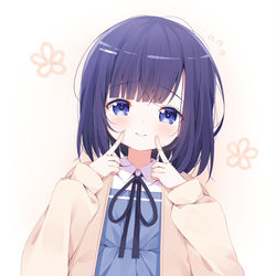 This is a pixiv picture whose title is 「スマイル」.