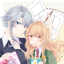 This is a pixiv picture whose title is 【新刊サンプル】推し≠彼女【10/24秋例】.