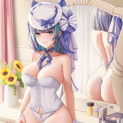 This is a pixiv picture whose title is チェシャー.