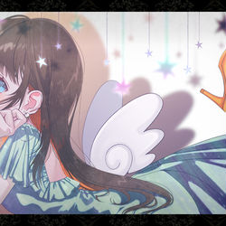 This is a pixiv picture whose title is てんしのつばさ.