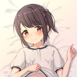 This is a pixiv picture whose title is 先生を誘惑する子.
