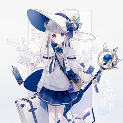 This is a pixiv picture whose title is 魔女見習いちゃん.