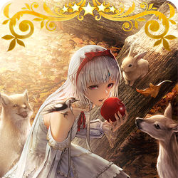 This is a pixiv picture whose title is 【FGO 概念礼装】銀花の白き姫.