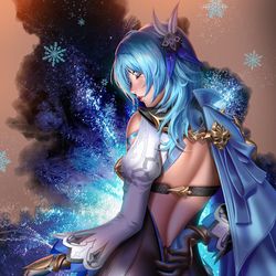 This is a pixiv picture whose title is Eula.