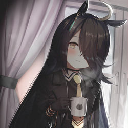 This is a pixiv picture whose title is マンハッタンカフェ.